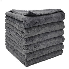 200 Pcs Edgeless Microfiber Towels for Cars wash, Super Soft Car Drying Towel, 550GSM Premium Water Absorbtion Cleaning Clothes