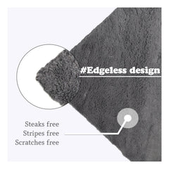 200 Pcs Edgeless Microfiber Towels for Cars wash, Super Soft Car Drying Towel, 550GSM Premium Water Absorbtion Cleaning Clothes