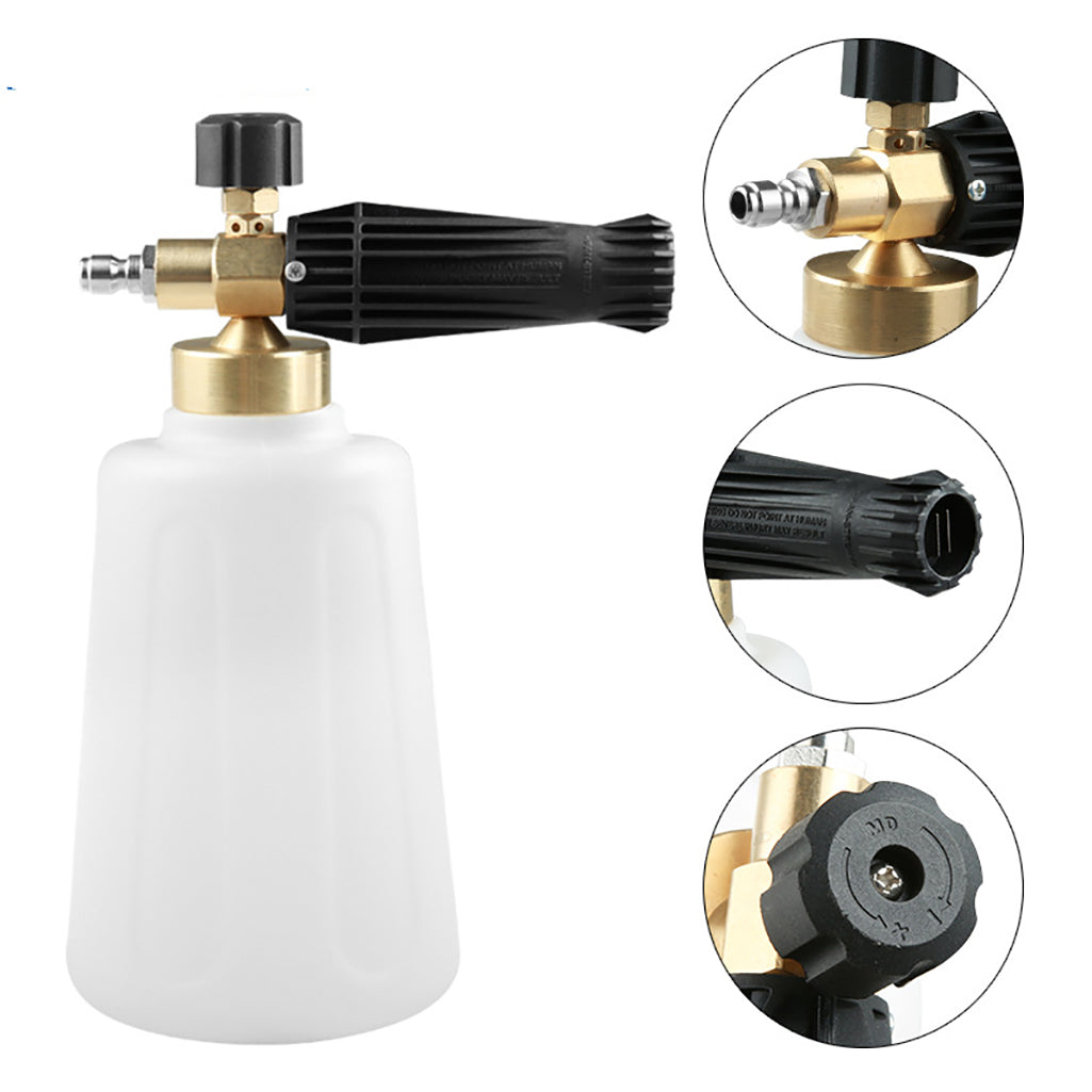 High-pressure foam bottle with 1.5 L pure copper plus PA bottle snow foam foam gun head