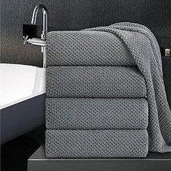 1 PCS Bathroom Towel Set Dark Gray Pack-35x70,600GSM Ultra Soft Microfibers Large Plush Bath Sheet, Highly Absorbent Quick Dry Oversized Towels Spa Hotel Luxury Shower Towels