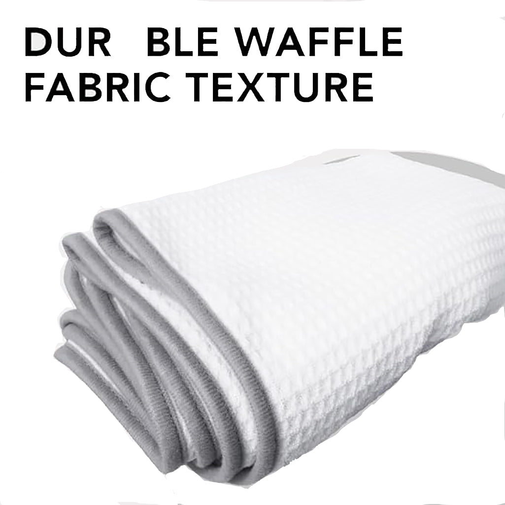 Gym Towels for Sweat (1 Pack) - Absorbent Waffle Fabric Texture Workout Towels for Gym, Sports, and Exercise - Quick-Drying, Odor-Free, and Lightweight - for Men and Women