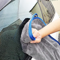 12 PCS Microfiber Car Drying Towel Super Absorbent Twist Pile Car Towels Rapid Drying Large Cleaning Lint-Free Detailing Cloth Gray Pack of 12