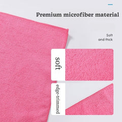 12 PCS Microfiber Cleaning Towels, 4 Color Assorted Clean Cloth