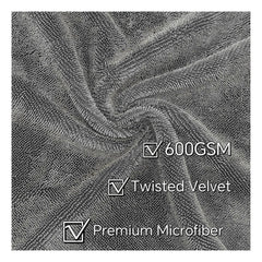 200 PCS Edge-Trimmed Microfiber Car Drying Towels, Premium 600GSM Reusable Microfiber Cleaning Cloth, Multipurpose Twisted Velvet for Detailing polishing.