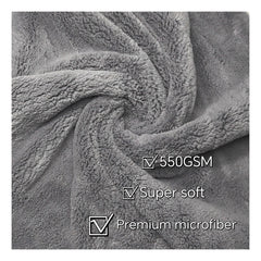 200 Pcs Edgeless Microfiber Towels for Cars wash, Super Soft Car Drying Towel, 550GSM Premium Water Absorbtion Cleaning Clothes