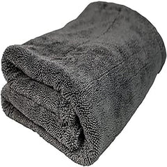 500 PCS Thick Gray Car Drying Towel from No Streaks, Scratches, or Water Spots - Large Premium 1200 GSM Microfiber - Double Twist Pile & Edgeless Design for 1 Quick & Effortless Dry (500 PACK)