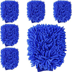 1 Pcs Car Wash Mitts Microfiber Car Wash Gloves Non-Scratch Super Absorbent Microfiber Car Wash Sponge Cloth for Cars, Boats, Motorcycles and Windows, 10.5” x 8”